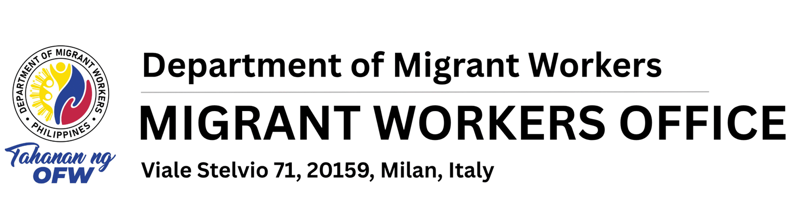 Logo for Migrant Workers Office in Milan, Italy